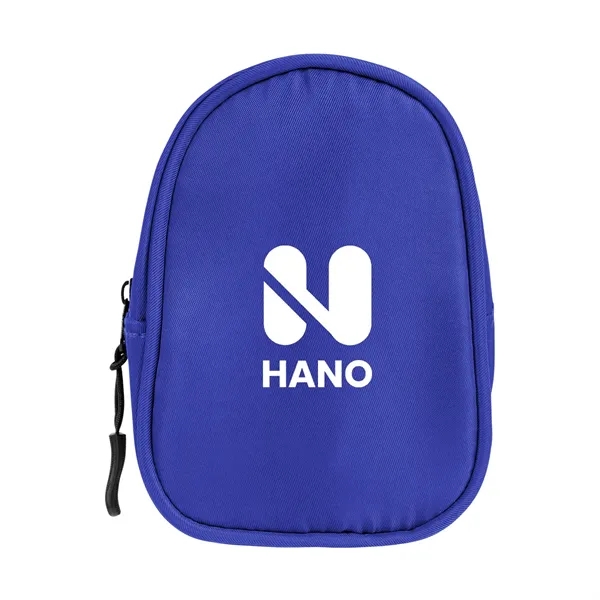 Travel pouch with zippered main compartment and carabiner attachment.... from ASI 61125 Hit Promotional Products / Hit®
