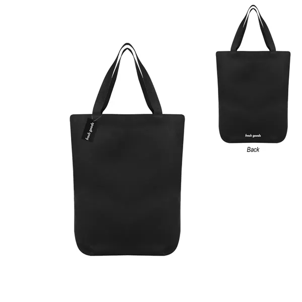 18" x 15.5" cotton tote bag with Fresh Goods hang tag.... from ASI 61125 Hit Promotional Products / Hit®