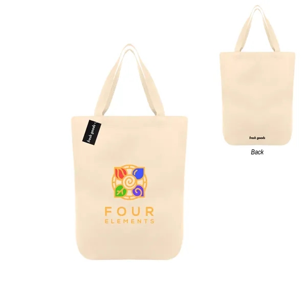 18" x 15.5" cotton tote bag with Fresh Goods hang tag.... from ASI 61125 Hit Promotional Products / Hit®