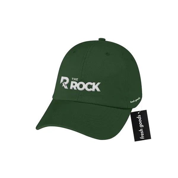 6 panel, low profile washed cotton cap with pre-curved visor and... from ASI 61125 Hit Promotional Products / Hit®