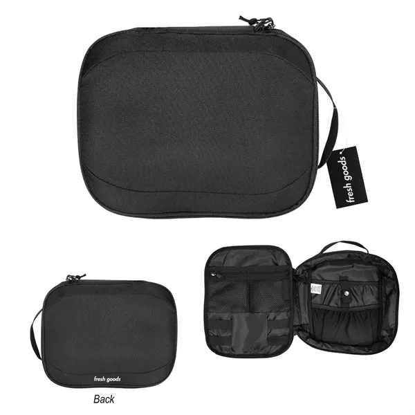 10" x 8" x 3" tech travel pouch with Fresh Goods... from ASI 61125 Hit Promotional Products / Hit®