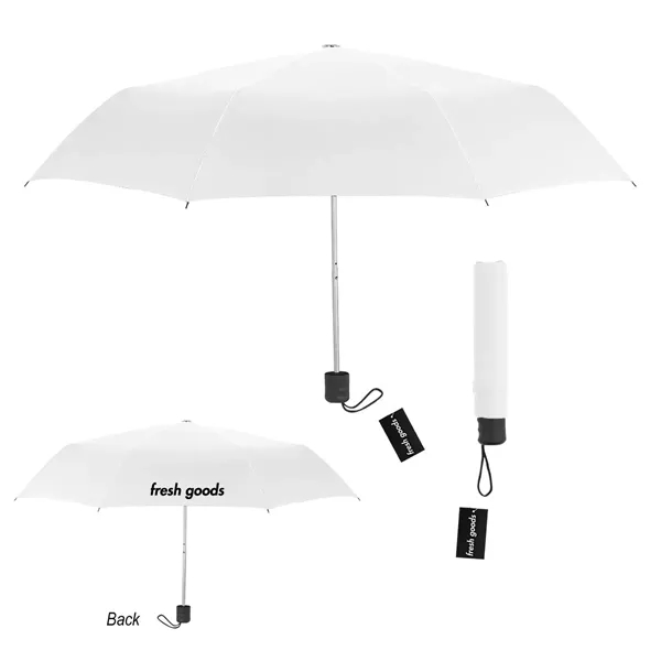 42" arc umbrella with Fresh Goods hang tag.... from ASI 61125 Hit Promotional Products / Hit®