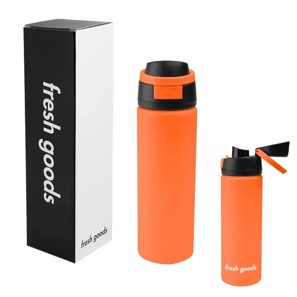 Fresh Goods 24 Oz. Pop Sip Recycled Stainless Steel Bottle... from ASI 61125 Hit Promotional Products / Hit®