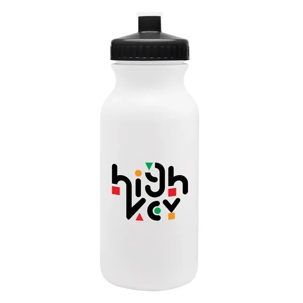 20 oz. bike bottle with screw-on, spill-resistant push pull lid.... from ASI 61125 Hit Promotional Products / Hit®