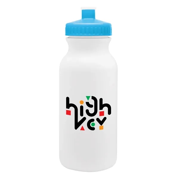 20 oz. bike bottle with screw-on, spill-resistant push pull lid.... from ASI 61125 Hit Promotional Products / Hit®