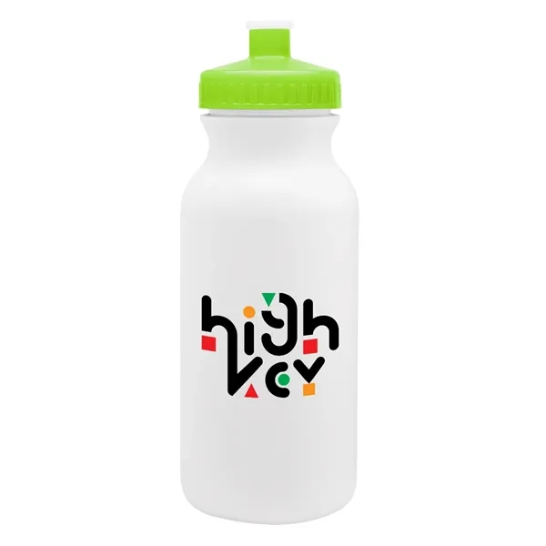 20 oz. bike bottle with screw-on, spill-resistant push pull lid.... from ASI 61125 Hit Promotional Products / Hit®