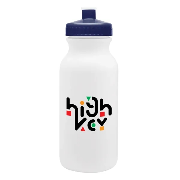 20 oz. bike bottle with screw-on, spill-resistant push pull lid.... from ASI 61125 Hit Promotional Products / Hit®