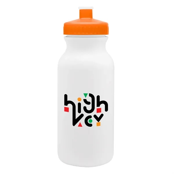 20 oz. bike bottle with screw-on, spill-resistant push pull lid.... from ASI 61125 Hit Promotional Products / Hit®