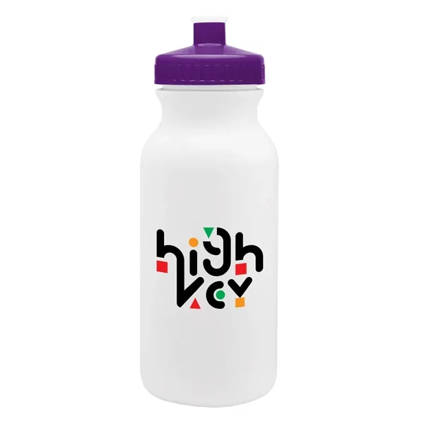 20 oz. bike bottle with screw-on, spill-resistant push pull lid.... from ASI 61125 Hit Promotional Products / Hit®