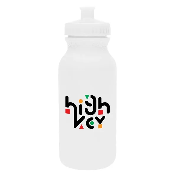 20 oz. bike bottle with screw-on, spill-resistant push pull lid.... from ASI 61125 Hit Promotional Products / Hit®