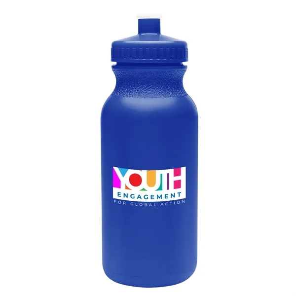 20 oz. bike bottle with screw-on, spill-resistant push pull lid.... from ASI 61125 Hit Promotional Products / Hit®