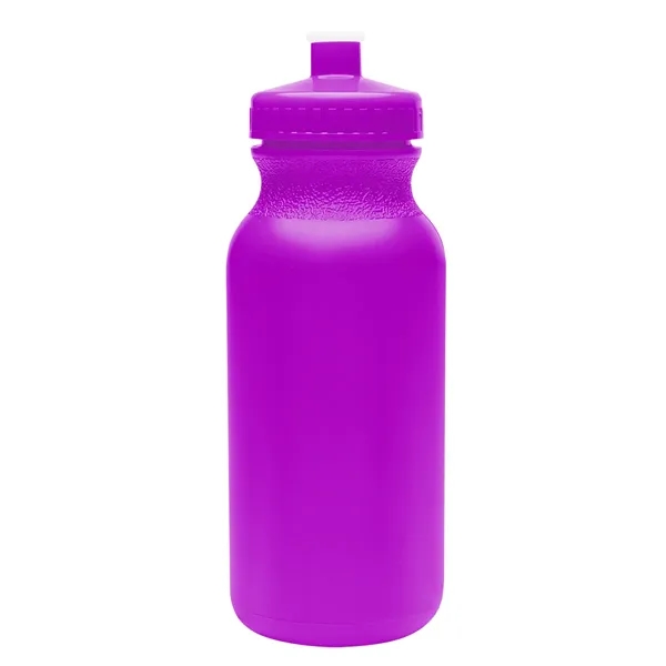 20 oz. bike bottle with screw-on, spill-resistant push pull lid.... from ASI 61125 Hit Promotional Products / Hit®