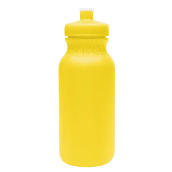 20 oz. bike bottle with screw-on, spill-resistant push pull lid.... from ASI 61125 Hit Promotional Products / Hit®