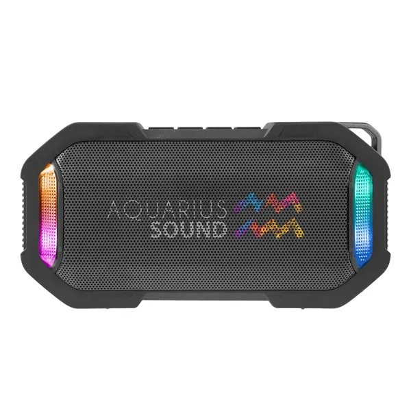 Wireless speaker with high-definition Bluetooth technology and LED lights.... from ASI 61125 Hit Promotional Products / Hit®