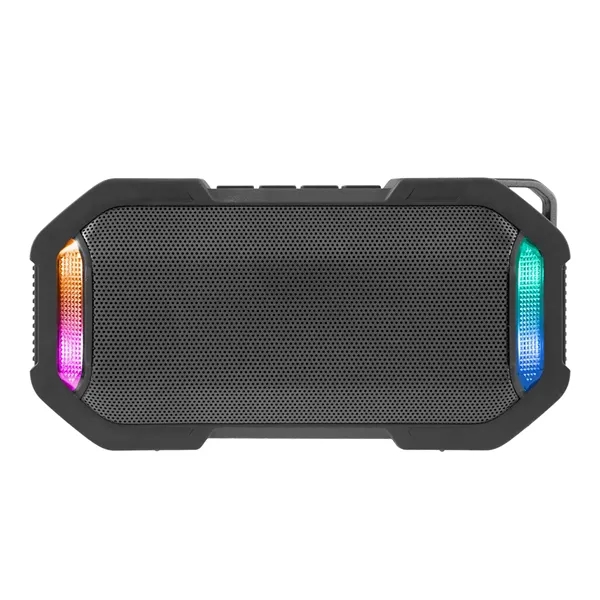 Wireless speaker with high-definition Bluetooth technology and LED lights.... from ASI 61125 Hit Promotional Products / Hit®