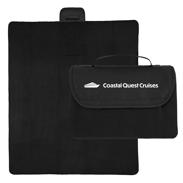 60" x 70" rPET fleece blanket with roll-up design.... from ASI 61125 Hit Promotional Products / Hit®