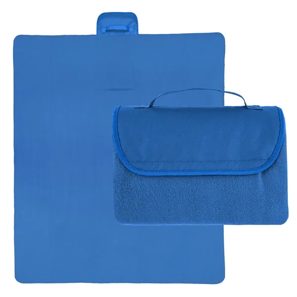 60" x 70" rPET fleece blanket with roll-up design.... from ASI 61125 Hit Promotional Products / Hit®