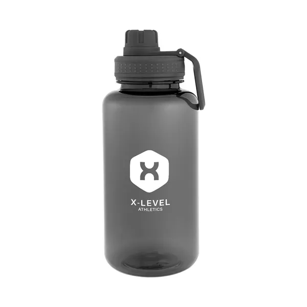 34 oz. rPET bottle with screw-on, spill-resistant flip-top sip through lid... from ASI 61125 Hit Promotional Products / Hit®