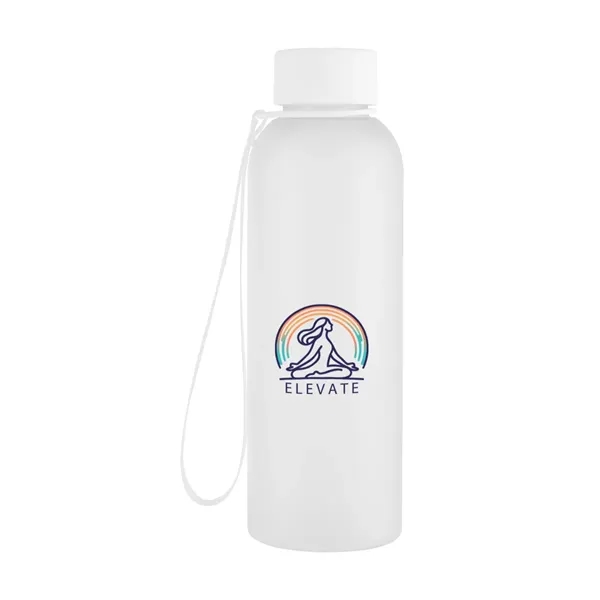20 oz. rPET bottle with rubberized finish, wide mouth opening, screw-on... from ASI 61125 Hit Promotional Products / Hit®