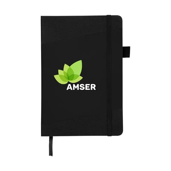 Recycled journal with 80 lined pages, pen loop, bookmark and strap... from ASI 61125 Hit Promotional Products / Hit®