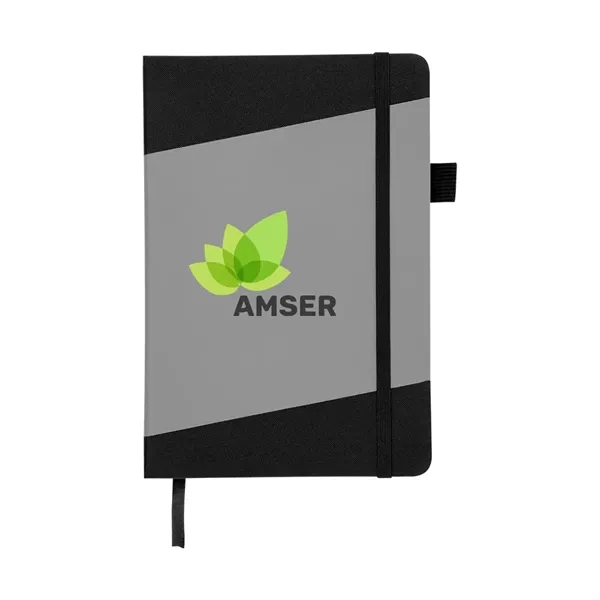 Recycled journal with 80 lined pages, pen loop, bookmark and strap... from ASI 61125 Hit Promotional Products / Hit®