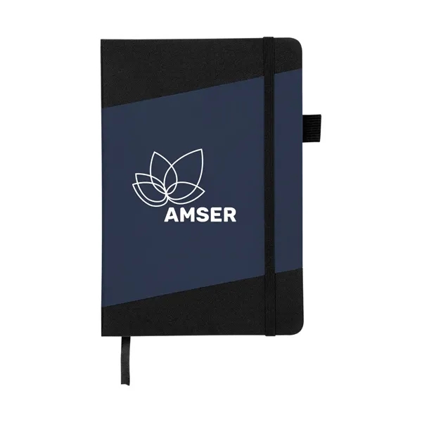 Recycled journal with 80 lined pages, pen loop, bookmark and strap... from ASI 61125 Hit Promotional Products / Hit®