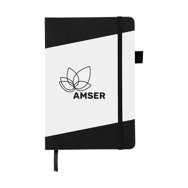 Recycled journal with 80 lined pages, pen loop, bookmark and strap... from ASI 61125 Hit Promotional Products / Hit®