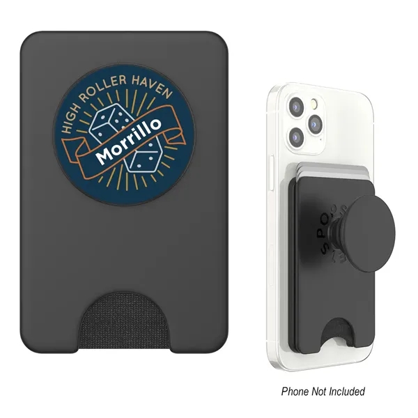 Phone wallet and grip that magnetically connects to the back of... from ASI 61125 Hit Promotional Products / Hit®