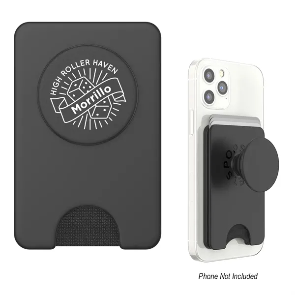 Phone wallet and grip that magnetically connects to the back of... from ASI 61125 Hit Promotional Products / Hit®