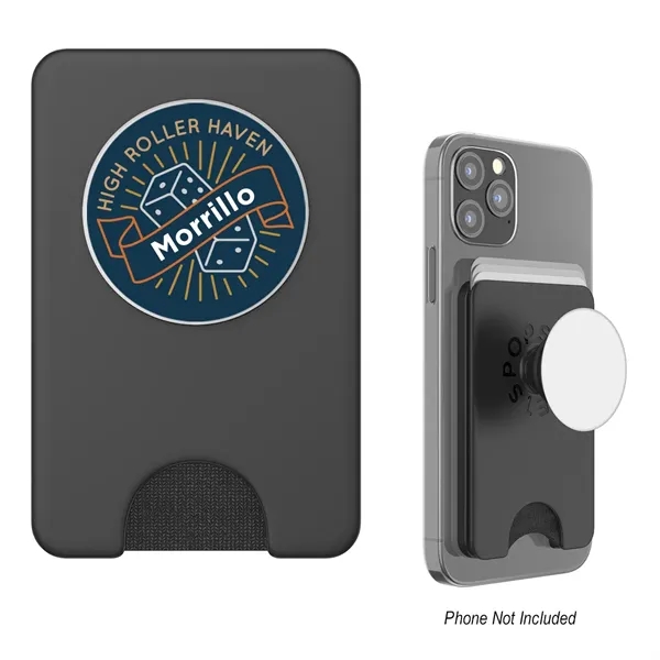 Phone wallet and grip that magnetically connects to the back of... from ASI 61125 Hit Promotional Products / Hit®