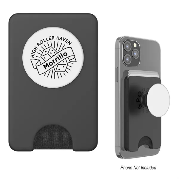 Phone wallet and grip that magnetically connects to the back of... from ASI 61125 Hit Promotional Products / Hit®