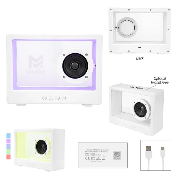 Wireless speaker with LED lights.... from ASI 61125 Hit Promotional Products / Hit®