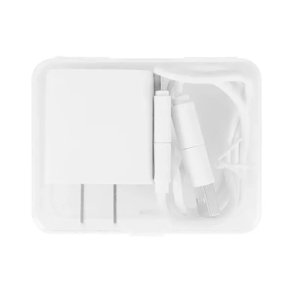 Cable set with a 20-watt wall adapter and 60-watt fast charging... from ASI 61125 Hit Promotional Products / Hit®