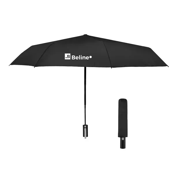 Telescopic folding umbrella with automatic open/close and 42" arc.... from ASI 61125 Hit Promotional Products / Hit®