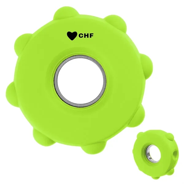 Silicone fidget spinner with push-pop bubbles.... from ASI 61125 Hit Promotional Products / Hit®