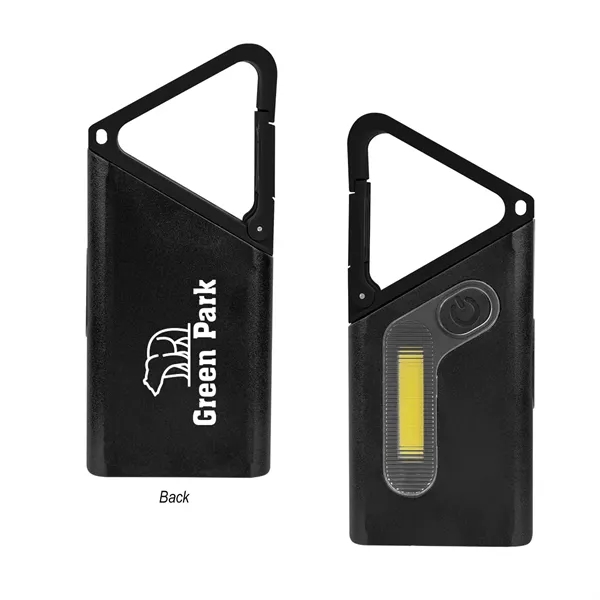 Rechargeable COB flashlight with carabiner.... from ASI 61125 Hit Promotional Products / Hit®