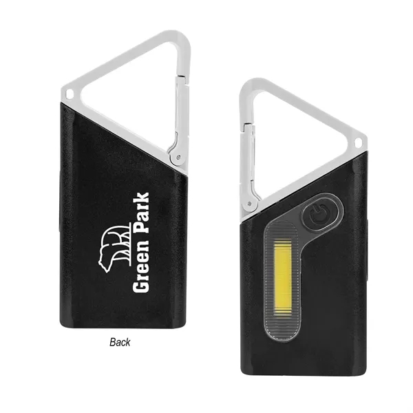 Rechargeable COB flashlight with carabiner.... from ASI 61125 Hit Promotional Products / Hit®