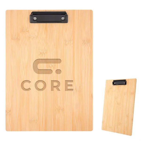 Bamboo clipboard with spring-loaded top clip.... from ASI 61125 Hit Promotional Products / Hit®