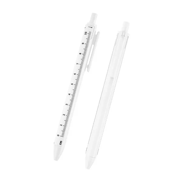 Click-action pen with removable 4" ruler.... from ASI 61125 Hit Promotional Products / Hit®