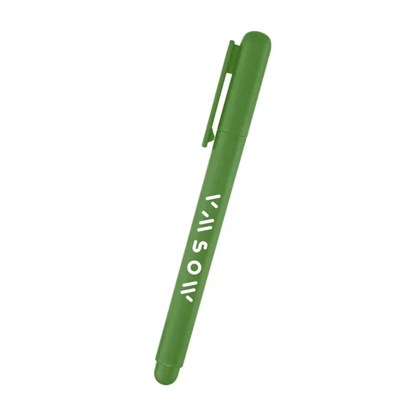 Recycled plastic gel pen with removable cap.... from ASI 61125 Hit Promotional Products / Hit®