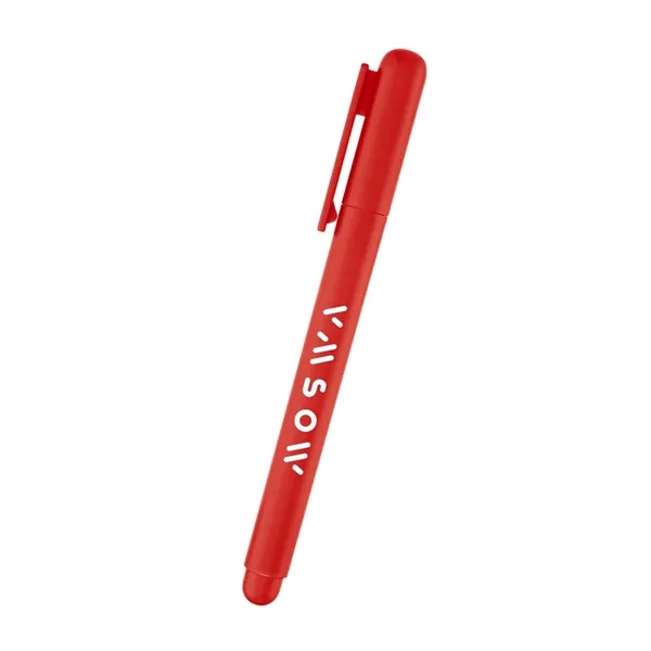 Recycled plastic gel pen with removable cap.... from ASI 61125 Hit Promotional Products / Hit®