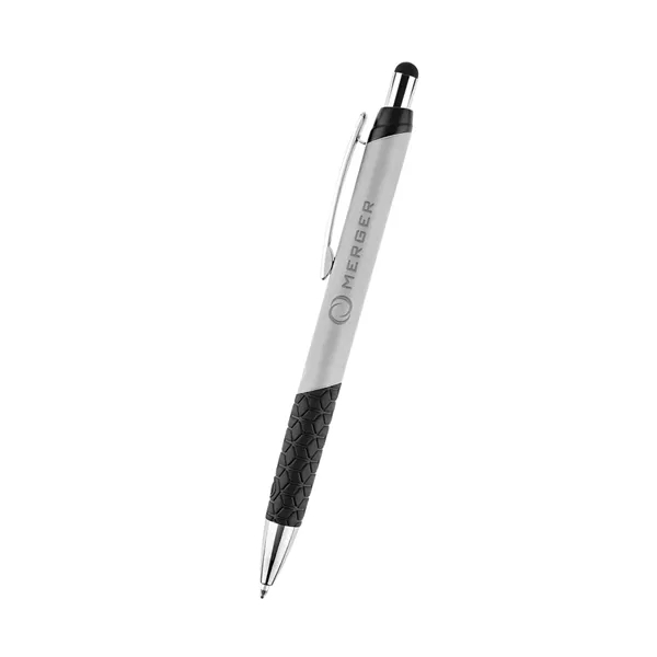 Recycled aluminum ballpoint pen with plunger-action mechanism and NFC-enabled technology.... from ASI 61125 Hit Promotional Products / Hit®