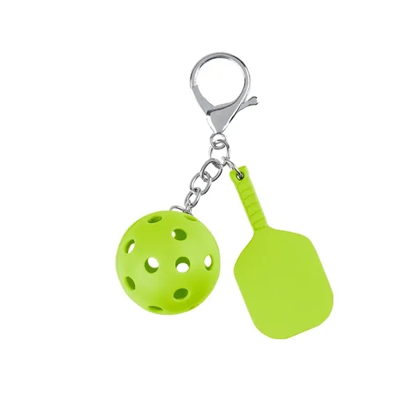 Pickleball-themed keychain with lobster claw attachment.... from ASI 61125 Hit Promotional Products / Hit®