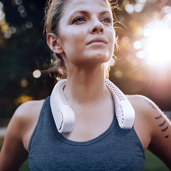 Hands-Free Rechargeable Neck Fan 2.0... from ASI 61125 Hit Promotional Products / Hit®