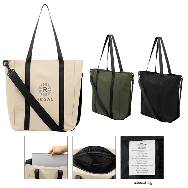 Hudson rPET Leatherette Tote Bag... from ASI 61125 Hit Promotional Products / Hit®