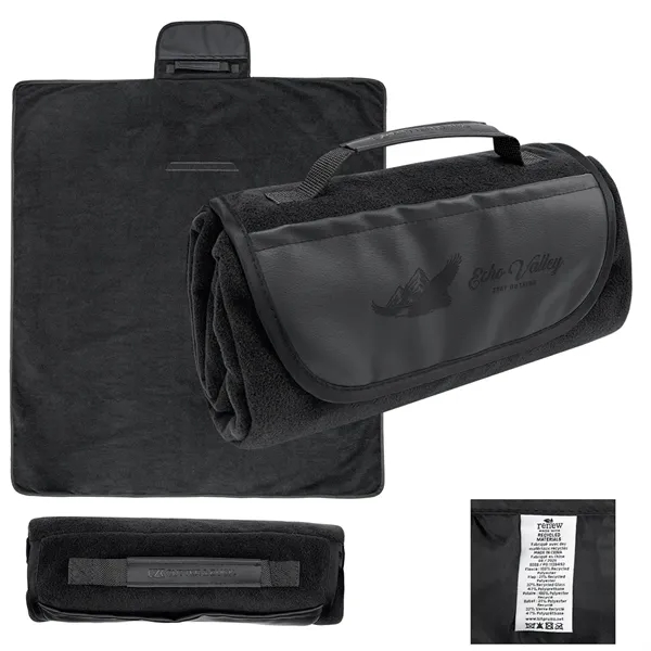 Cutter & Buck® rPET Roll-Up Picnic & Camping Blanket... from ASI 61125 Hit Promotional Products / Hit®