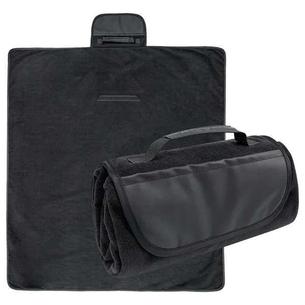 Cutter & Buck® rPET Roll-Up Picnic & Camping Blanket... from ASI 61125 Hit Promotional Products / Hit®
