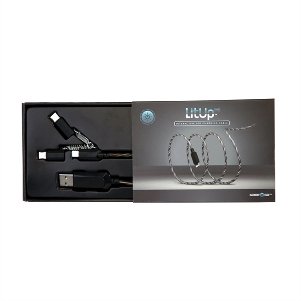 The Litup 2.0 is a MFI Certified 3-in-1 charging cable for... from ASI 61966 HPG / HandStands