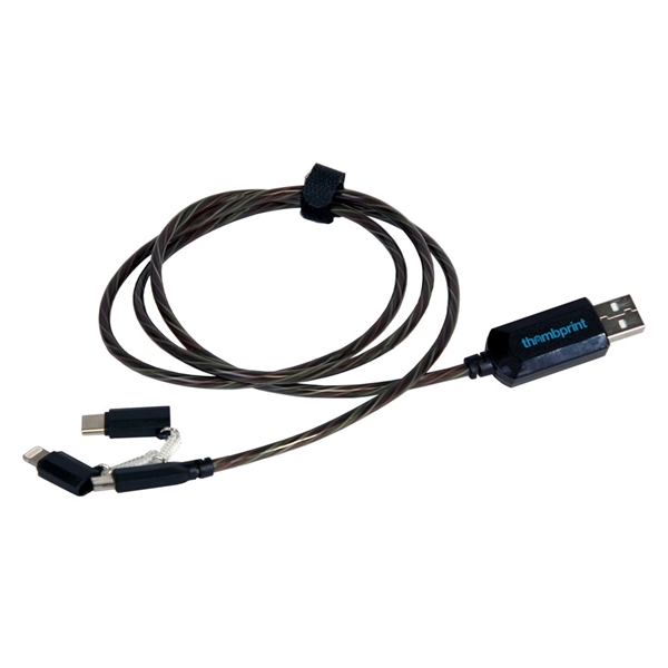 The Litup 2.0 is a MFI Certified 3-in-1 charging cable for... from ASI 61966 HPG / HandStands