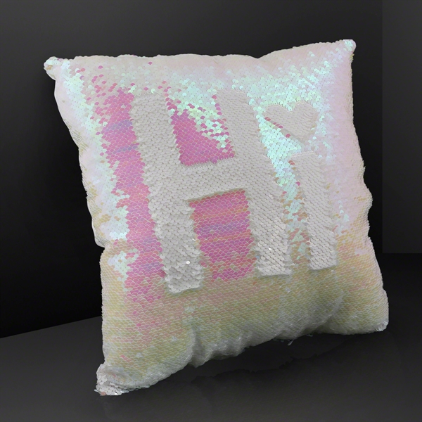 14" Luminous Light Up Flip Sequin Pillow; Blank Pricing... from ASI 34194 ALightPromos